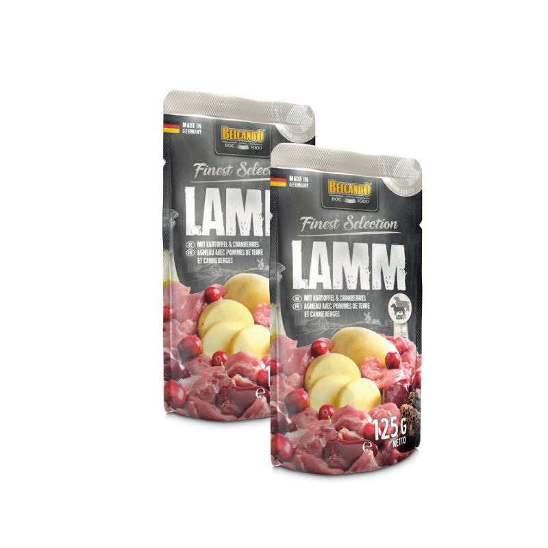 羊肉、土豆&越橘配方犬糧餐包 Lamb with potatoes & cranberries