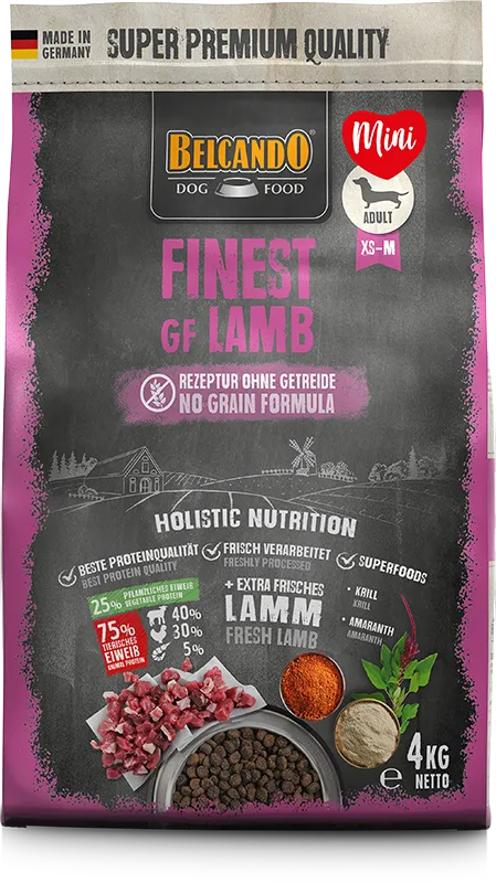 精細顆粒無穀羊肉犬糧 (小型犬種)    Finest GF Lamb